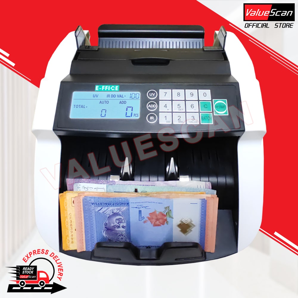 Valuescan/Effice - MC1 Money Bank Note Counting Machine / Money Count / Note Counter (3Yr Warranty)