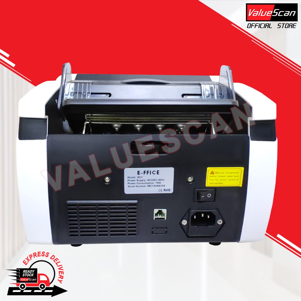 Valuescan/Effice - MC1 Money Bank Note Counting Machine / Money Count / Note Counter (3Yr Warranty)