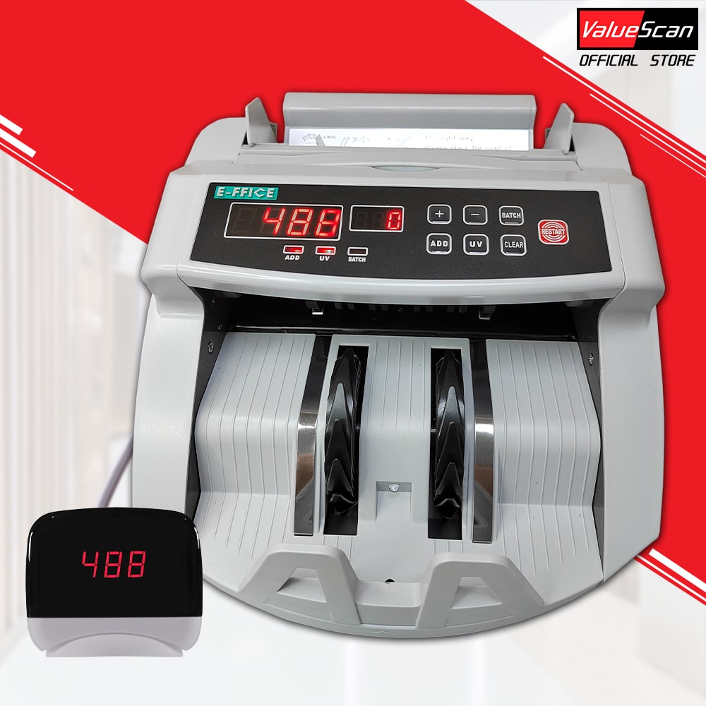Valuescan MC-2200 Latest 2024 Upgraded UV Money Counting Machine / Bank Note Count / Note Counter