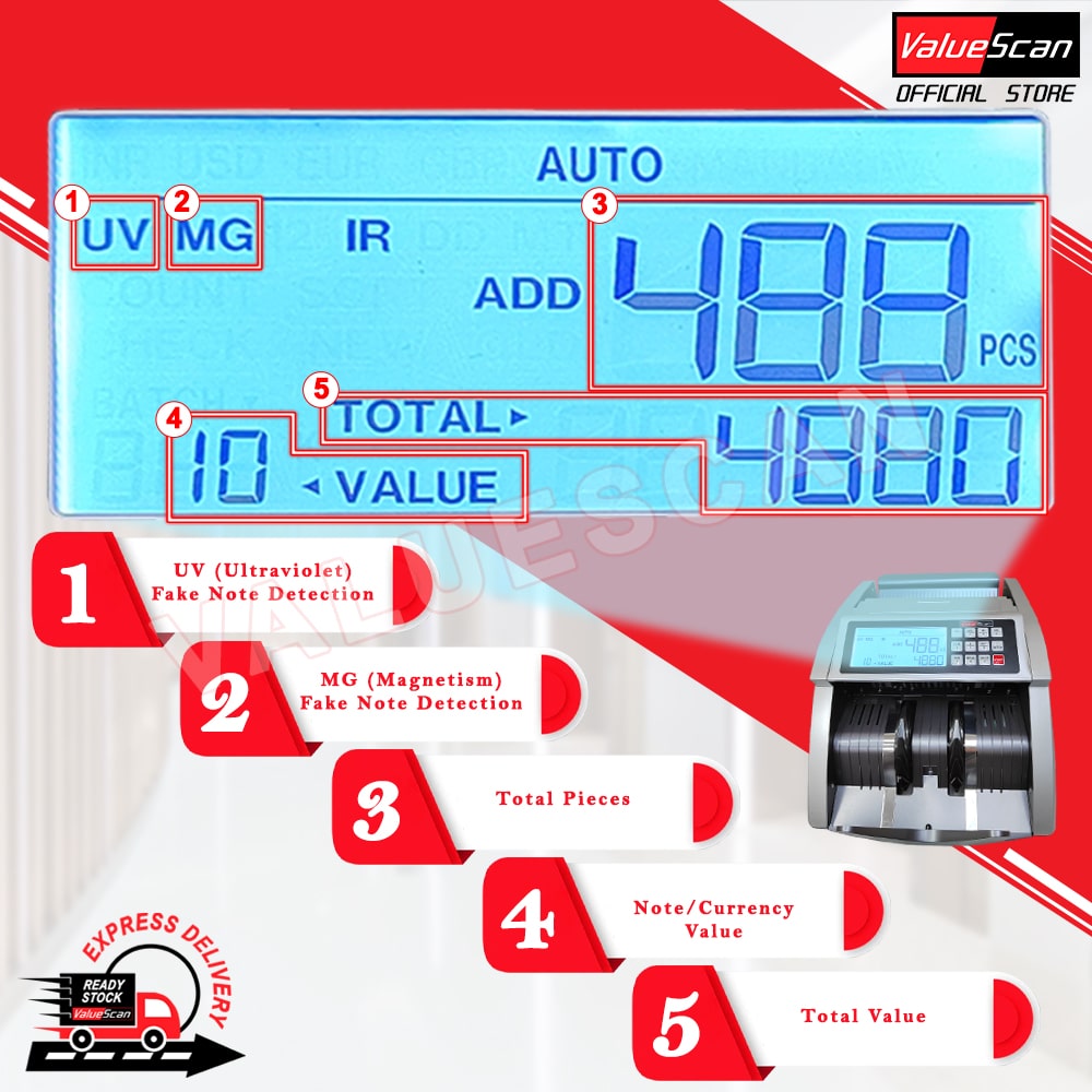 ValueScan NC-150 Money Bank Note Counting Machine