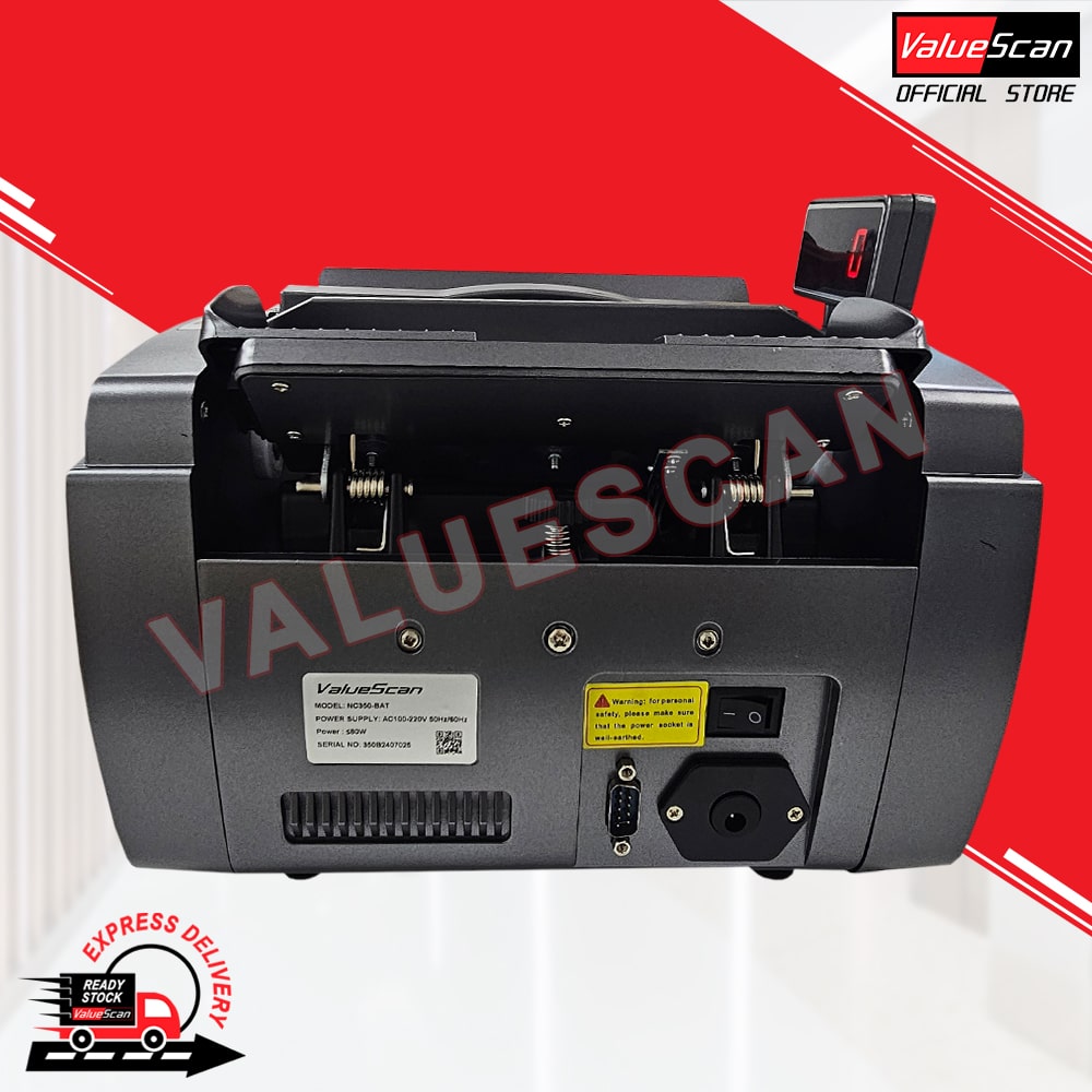 Valuescan NC-350BAT SDC Portable Note Counting with Built-in Rechargeable Battery / Bank Money Counter / Bill Counting Machi