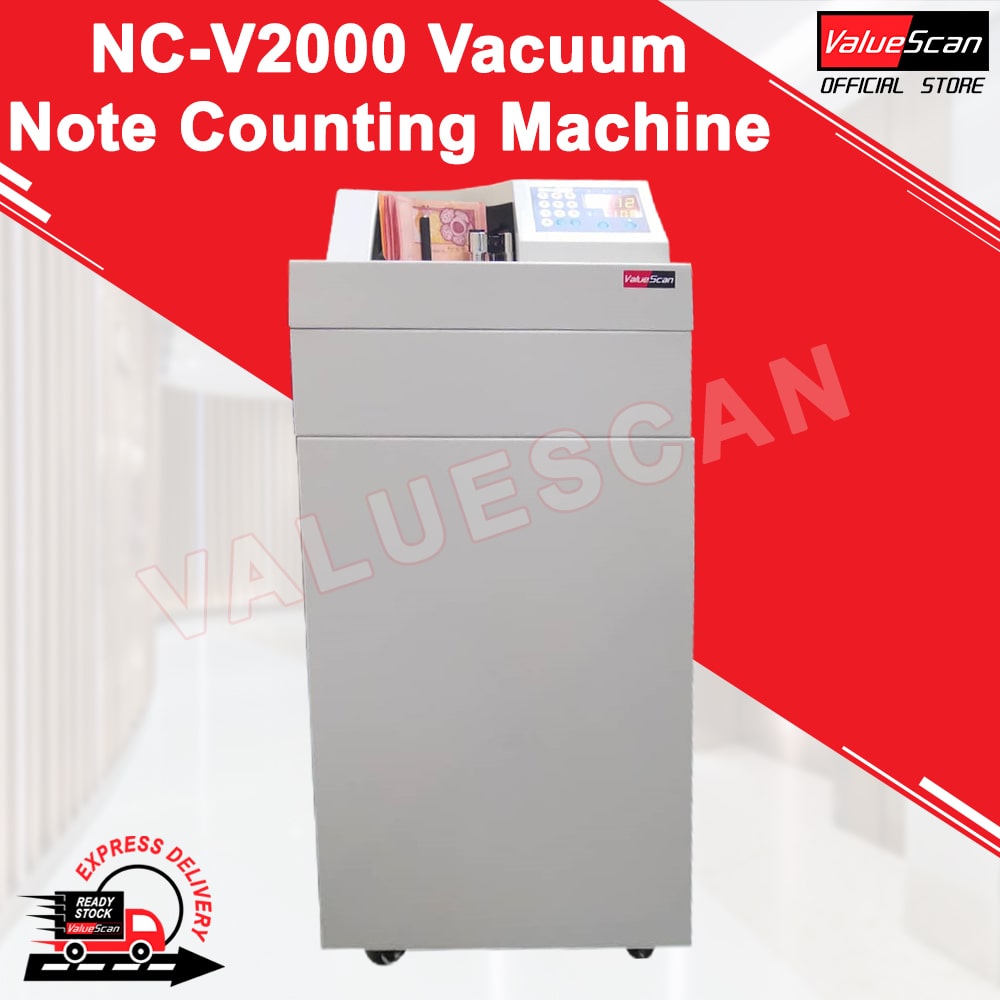 ValueScan NC-V2000 Heavy Duty Floor Standing Vacuum Counting Machine Spindle Bank Note Counting Machine