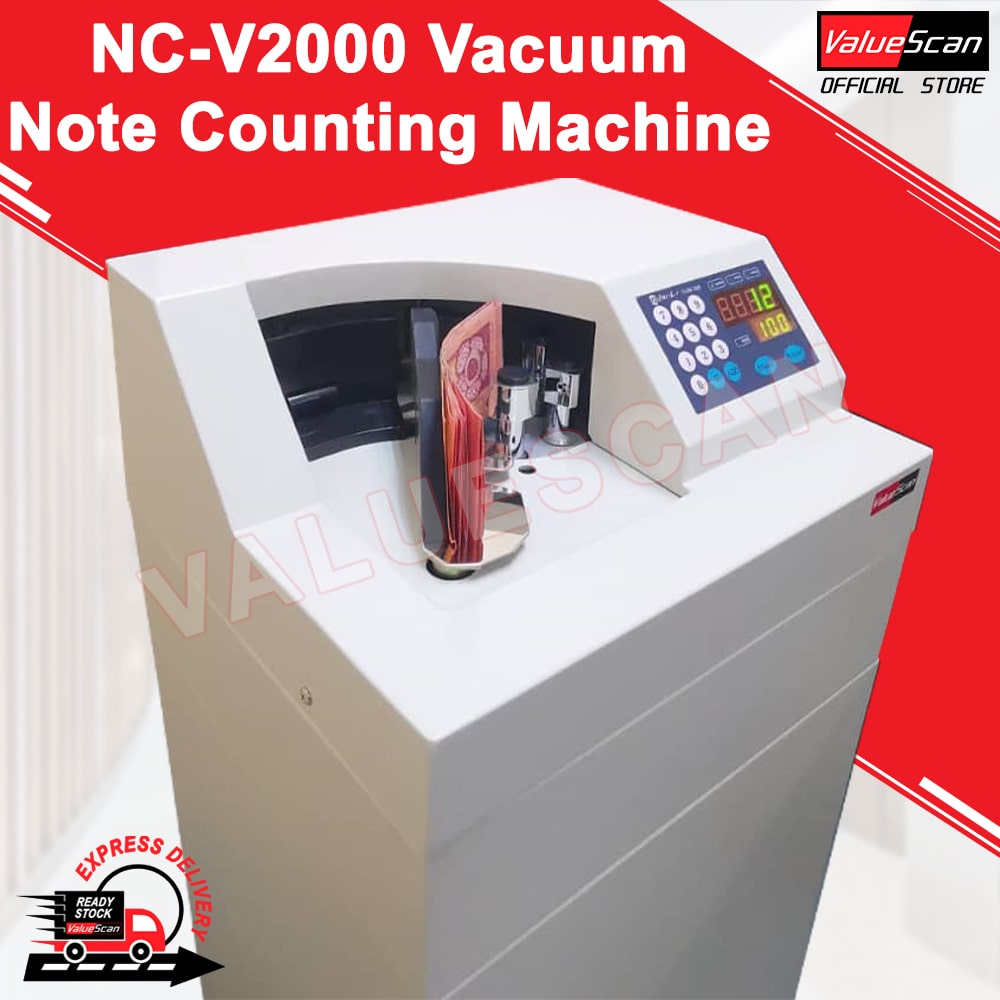 ValueScan NC-V2000 Heavy Duty Floor Standing Vacuum Counting Machine Spindle Bank Note Counting Machine