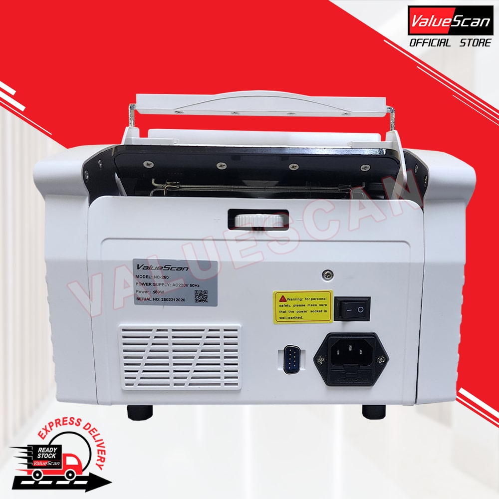 Valuescan NC-250 Single Currency Mix Value Bank Note / Money Counting Machine