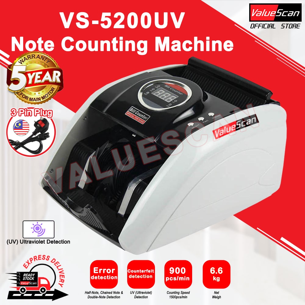 ValueScan VS-5200UV SDC Note Counting Machine