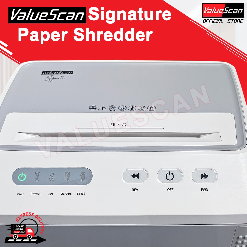Valuescan SIGNATURE Paper Shredder Machine Sheets Shredding Machine