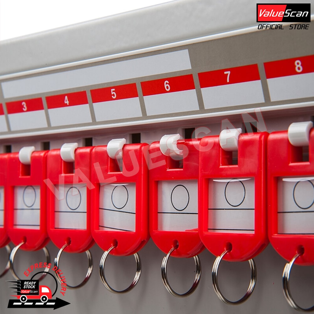 JIELISI 8701 Fully Metal Key Box / Peti Kunci Besi ~High Quality Steel Key Cabinet~ *24 keys *