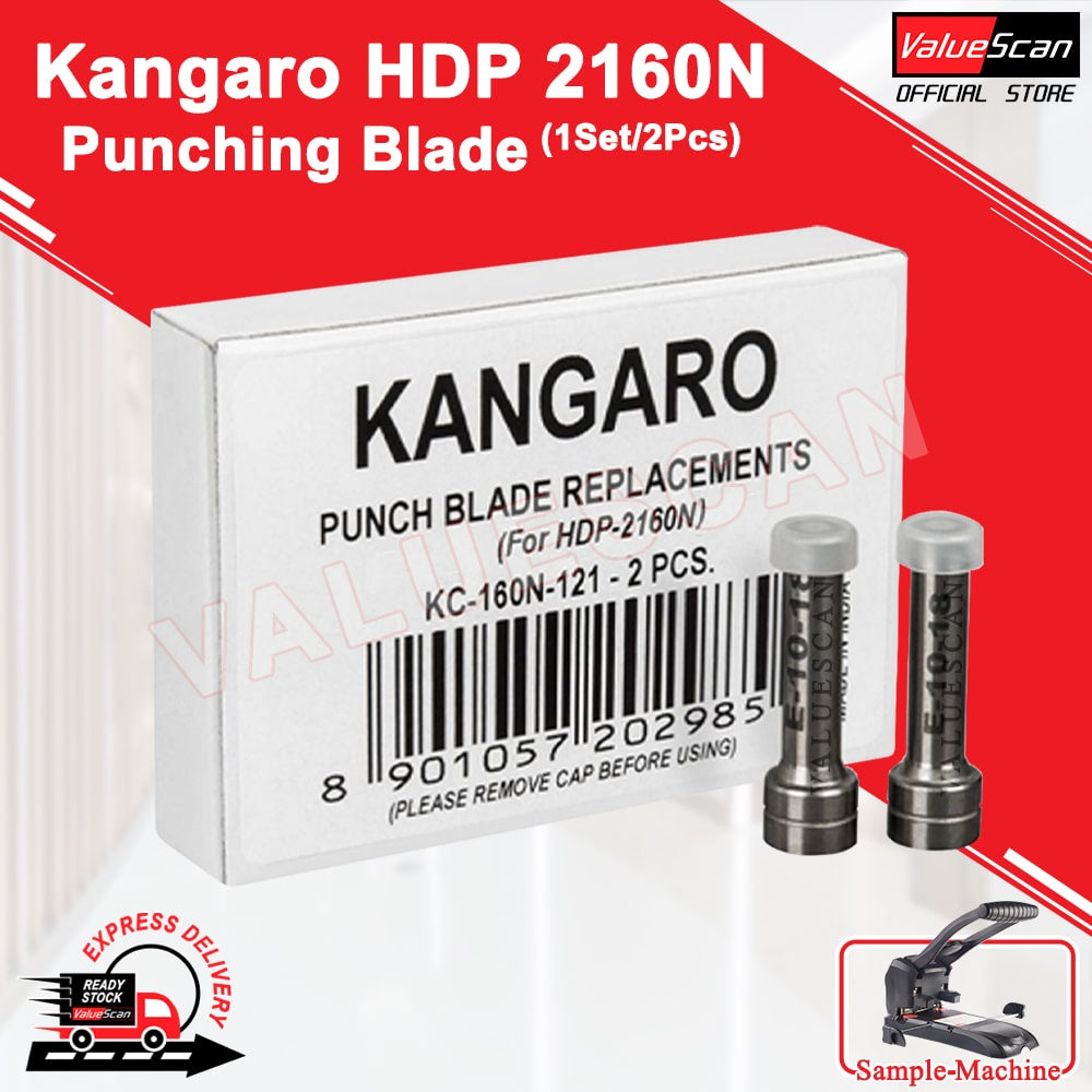 Kangaro HDP 2160N Heavy Duty Puncher 6mm Blade (1 Set / 2 Pcs)