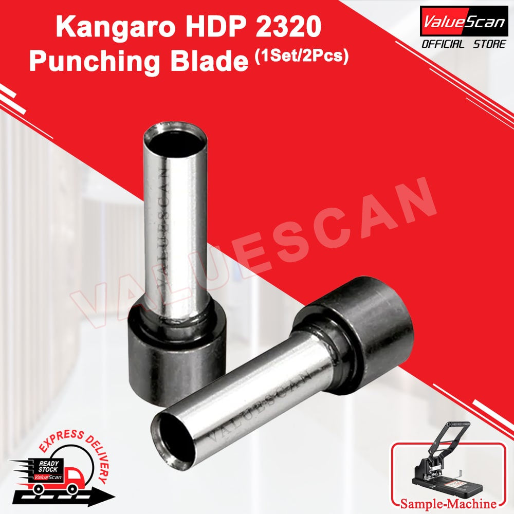 Kangaro HDP 2320 Heavy Duty Puncher 6mm Blade (1 Set / 2 Pcs)