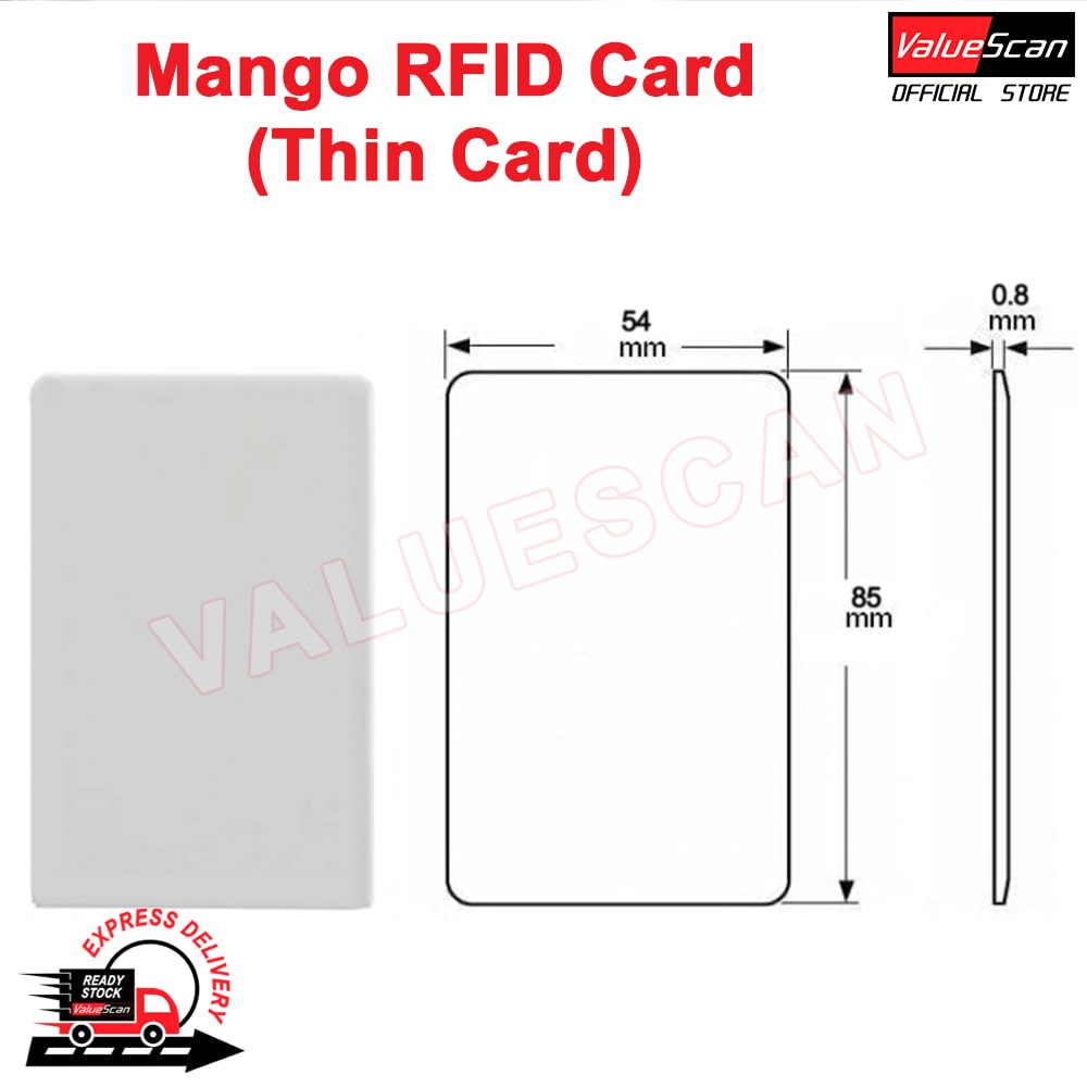 Original MANGO RFID Thin Card Proximity ID 125Khz