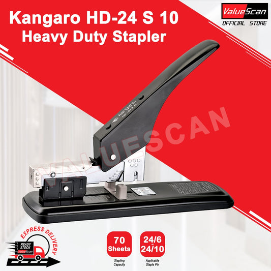 KANGARO HD-24S10 Heavy Duty Stapler - 70 Sheets