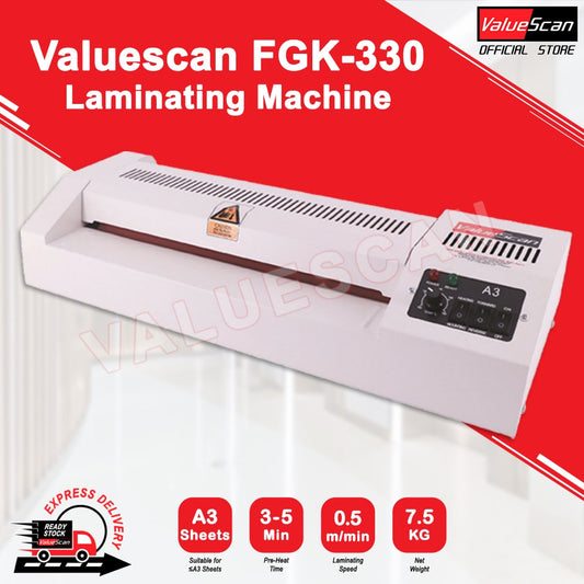 ValueScan FGK-330 A3 Laminate / Laminator / Laminating Machine