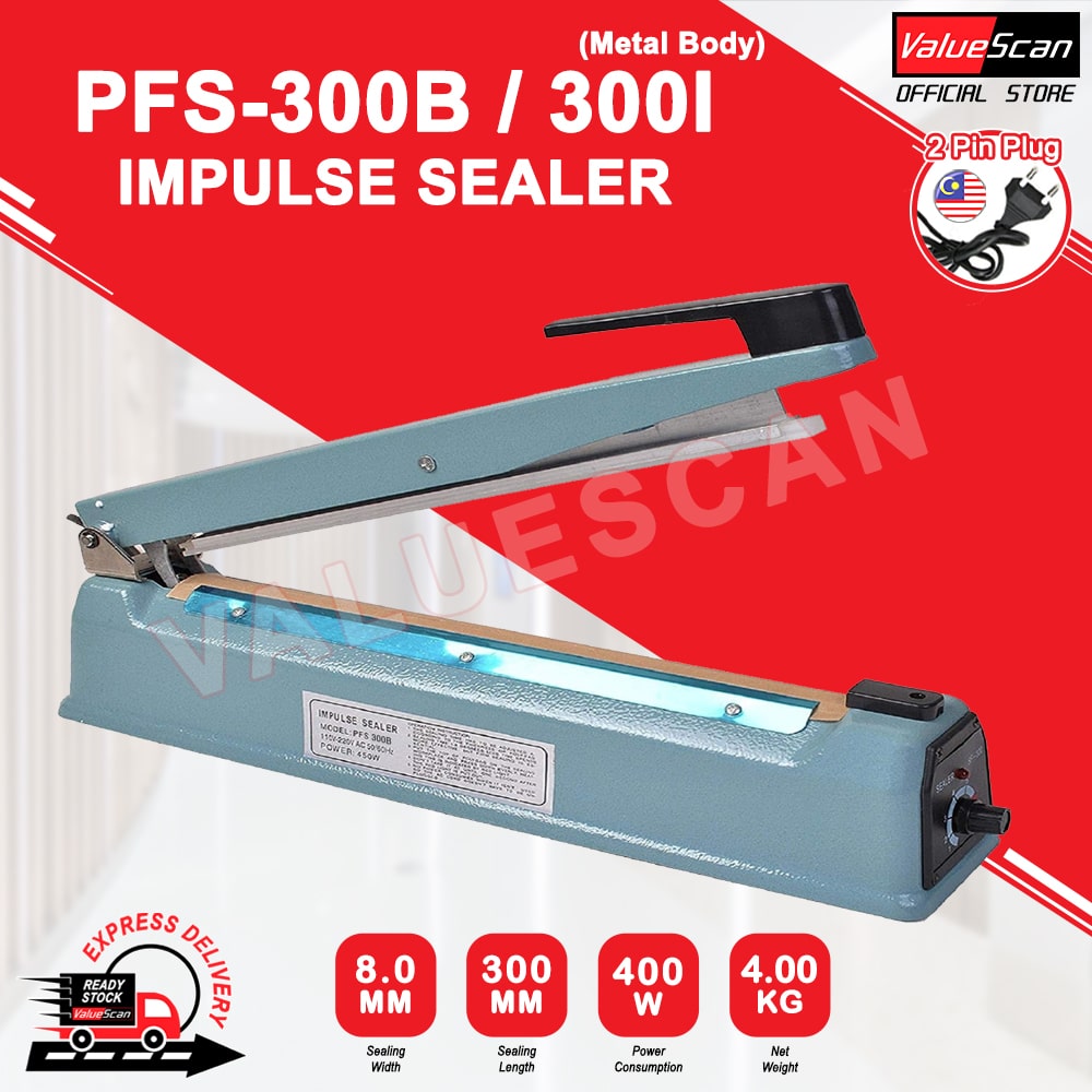 ValueScan PFS-300B/300I Impulse Sealer / Sealing Machine