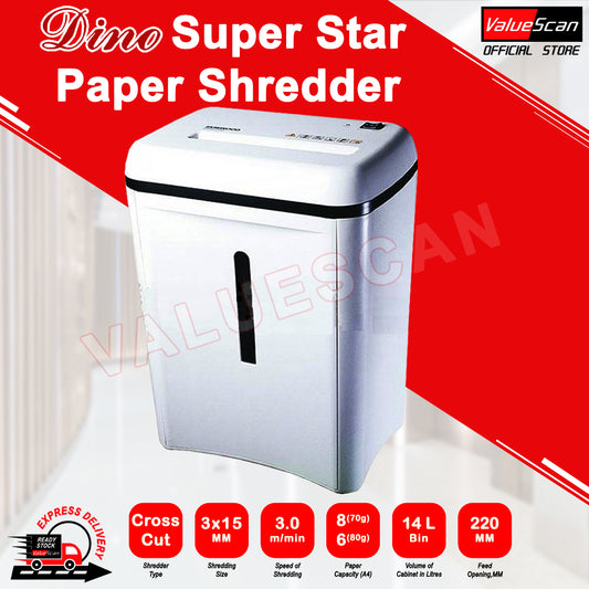 Dino Super Star Paper Shredder