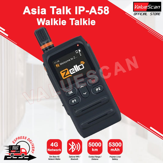 Valuescan Asia Talk IP-A58 Walkie Talkie