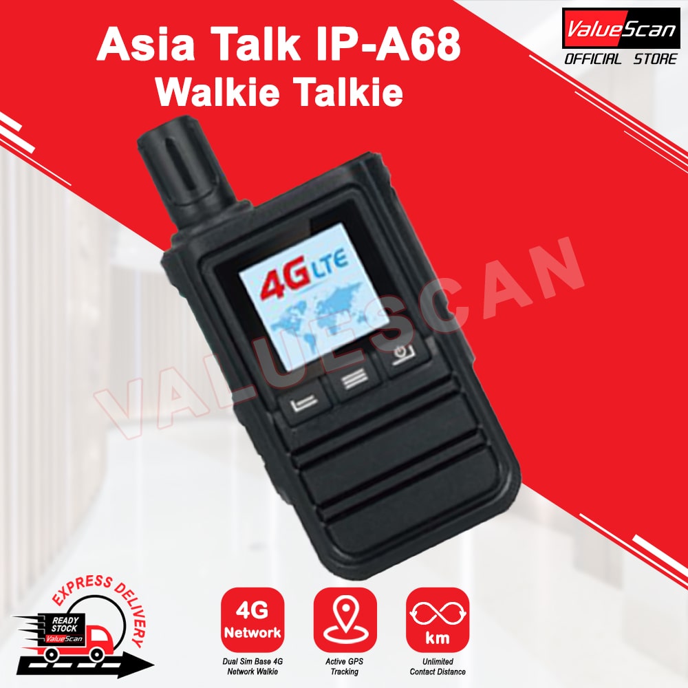 Valuescan Asia Talk IP-A68 Walkie Talkie