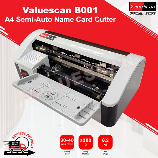 Valuescan B001 Semi-Automatic A4 Card Cutter / Business Card Cutter / Mesin A4 Memotong Kad