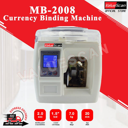 Valuescan MB-2008 Note Binding Machine / Money Binder