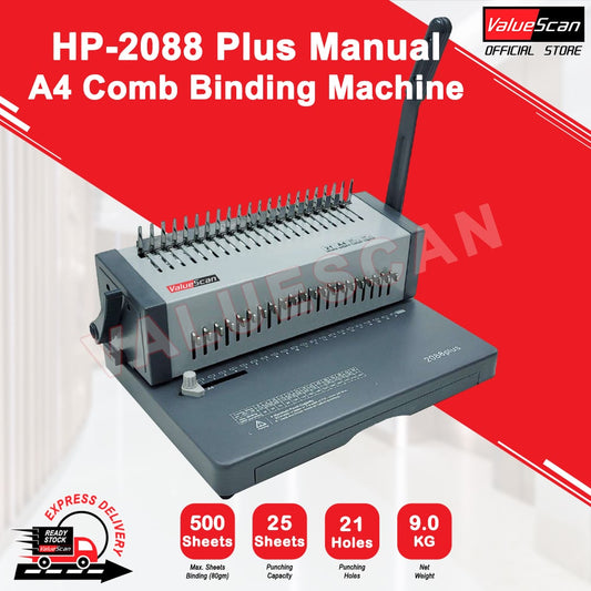 Valuescan HP-2088 PLUS A4 COMB BINDING MACHINE