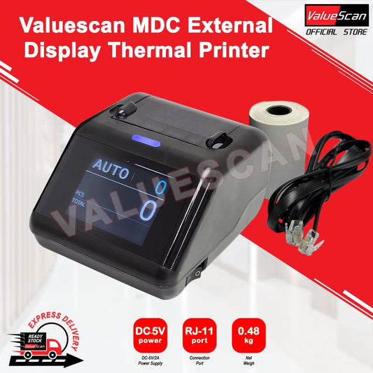 Valuescan MDC External Display Thermal Printer / Thermal Receipt Printing Device