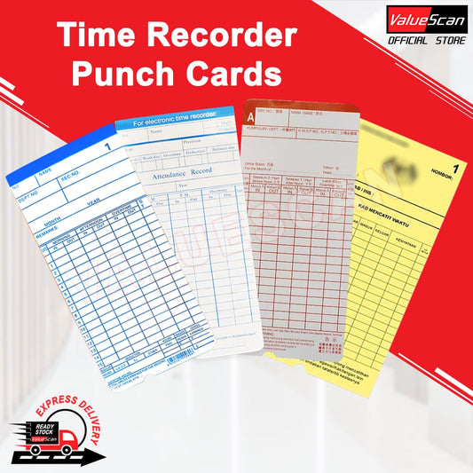 Punch Card For Time Recorder ( Standard) (92pcs&100pcs/pack)