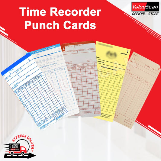 Punch Card For Time Recorder ( Standard) (92pcs&100pcs/pack)
