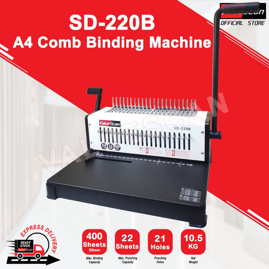 Valuescan SD-220B A4 Comb Binding Machine