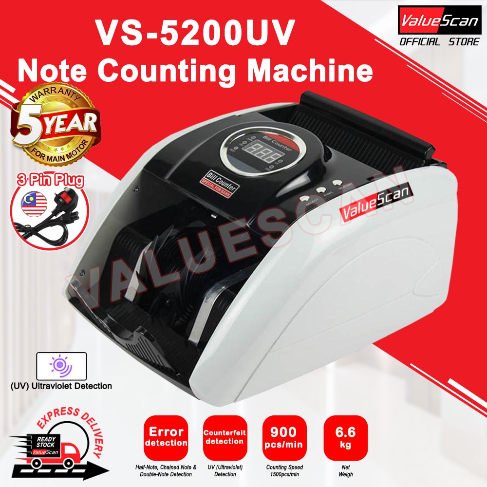 ValueScan VS-5200UV Note Counting Machine