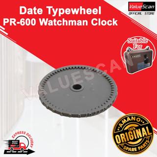 Date Typewheel for AMANO PR-600 Watchman Clock ORIGINAL Spare Part