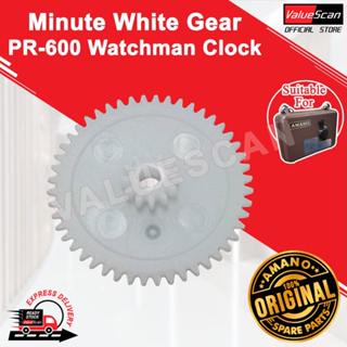 Minute White Gear for AMANO PR-600 Watchman Clock ORIGINAL Spare Part