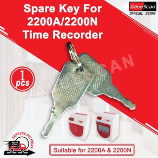 Spare Key for 2200A / 2200N Time Recorder / Punch card Machine Duplicate Key