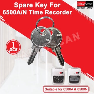 Spare Key for 6500A / 6500N Time Recorder / Punch card Machine Duplicate Key