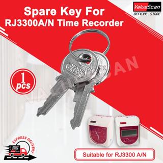 Spare Key for Ronald Jack  RJ3300A/RJ3300N Time Recorder / Punch card Machine Duplicate Key