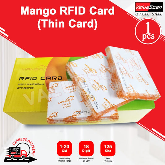 Original MANGO RFID Thin Card Proximity ID 125Khz